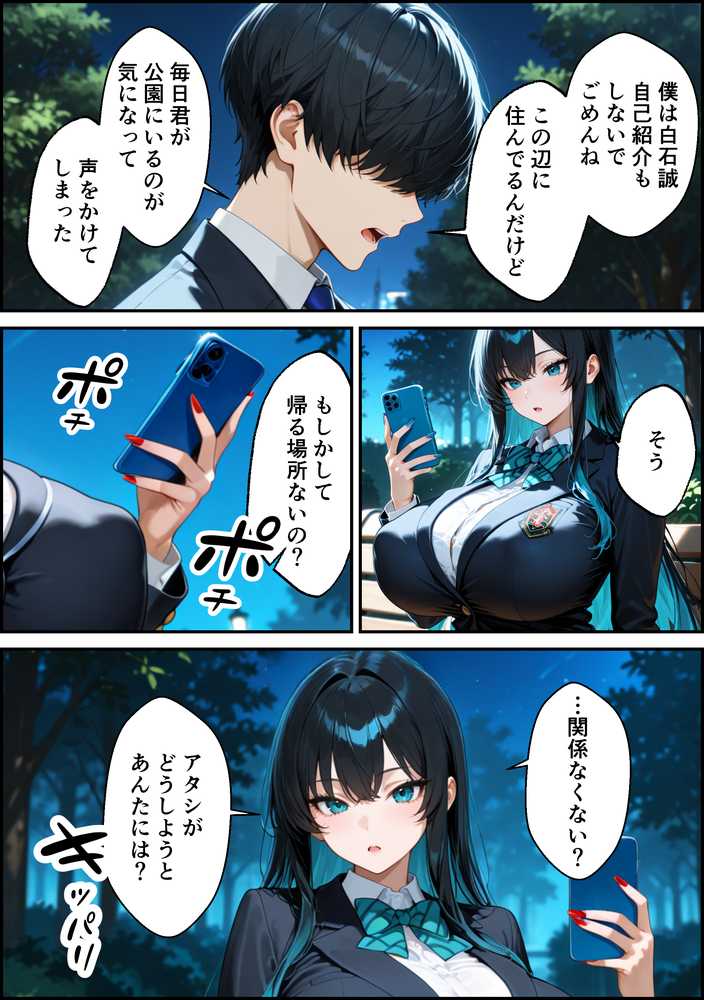 家出したクールなギャルを拾ったらベタ惚れされてイチャラブセックスした話