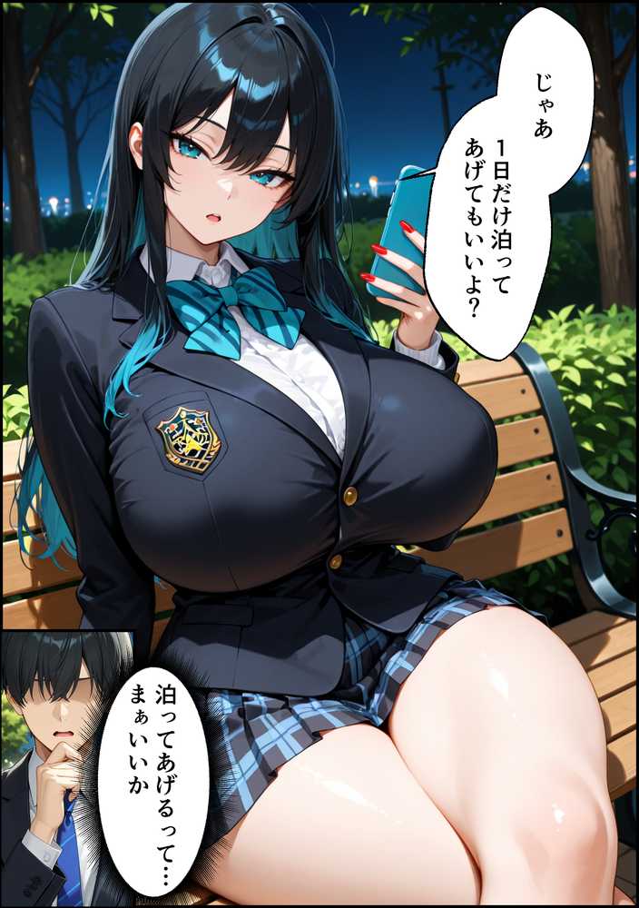 家出したクールなギャルを拾ったらベタ惚れされてイチャラブセックスした話