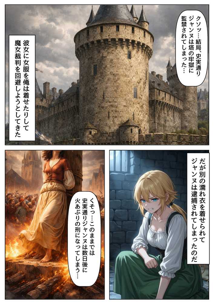 ジャンヌダル●の幼馴染に転生した俺は、彼女の悲惨な歴史を変える!!【【ハマダ商店】】 (p14)