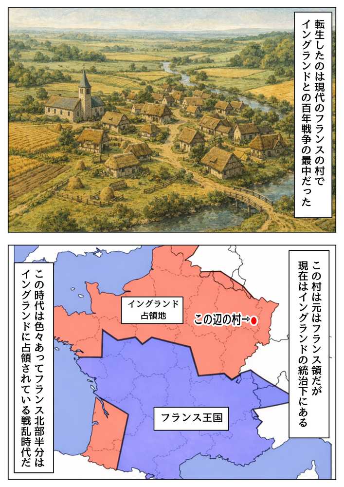 ジャンヌダル●の幼馴染に転生した俺は、彼女の悲惨な歴史を変える!!【【ハマダ商店】】 (p2)