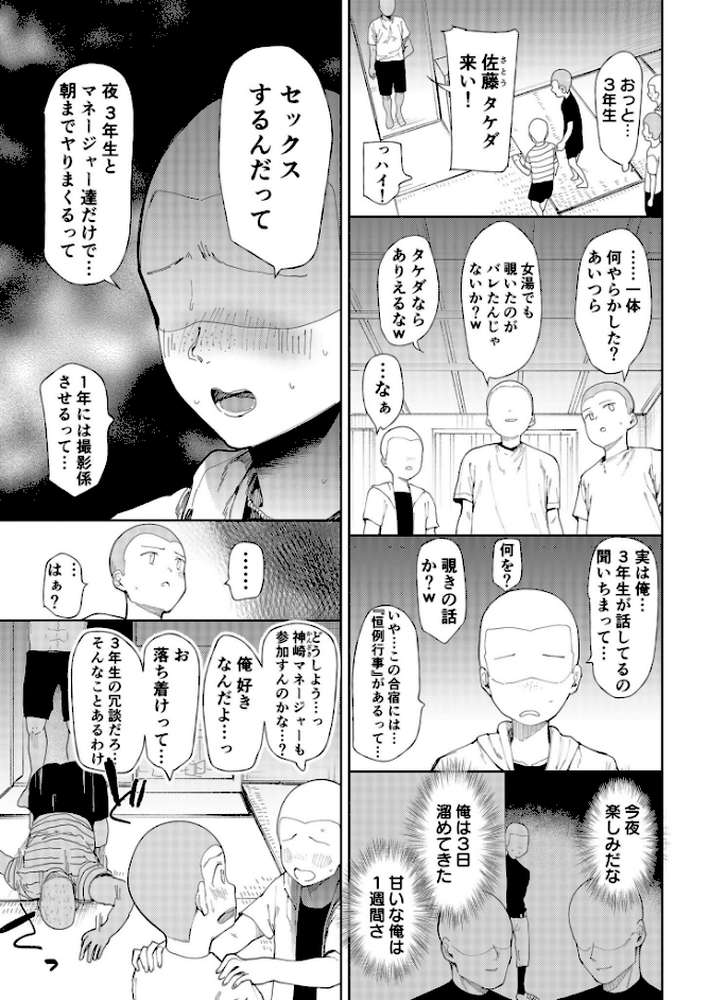 〇□学園野球部〜真夏の合宿中に種付けされる女子マネージャーたち〜 【18禁】【どえむたん】 (p6)