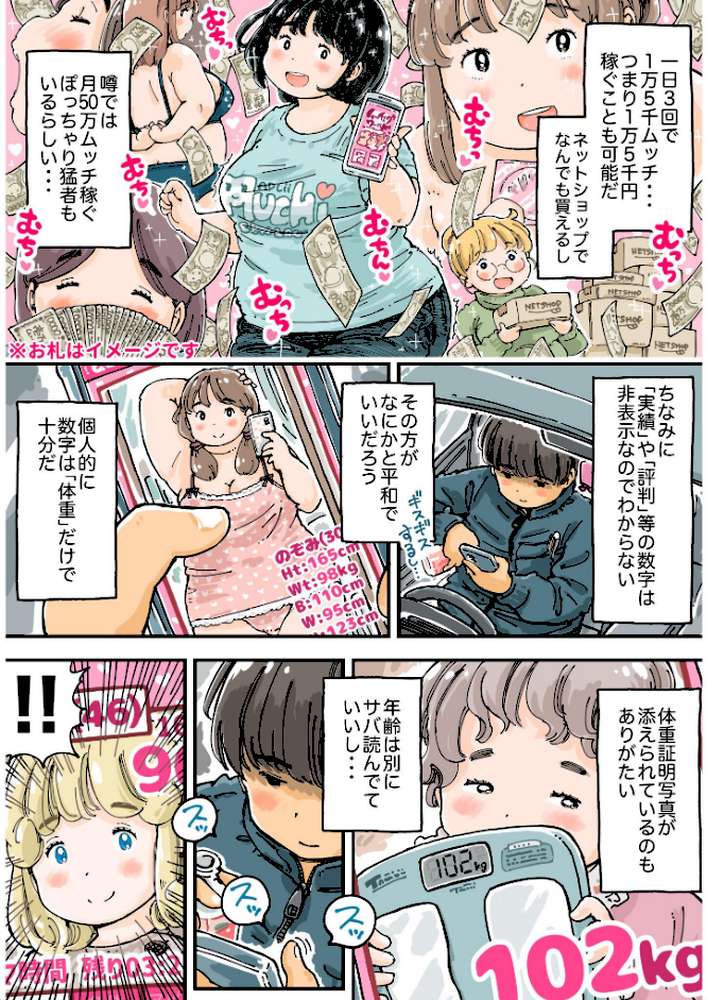 ムッチングアプリ 〜ゆきっぺの思い出〜 《読み切り》【めしミカ】 (p6)