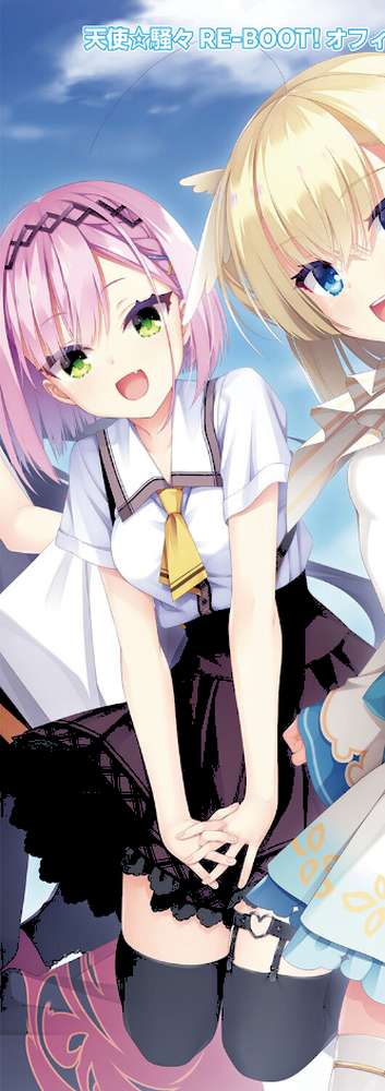 天使☆騒々 RE-BOOT! オフィシャルビジュアルファンブック【こぶいち むりりん ほかん 羽純りお こもわた遙華】 (p2)