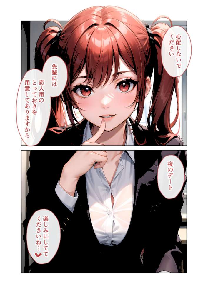 いちゃLOVE純情ベッドルーム 〜バレンタイン、後輩OLからの誘惑サプライズ〜 モザイク版【ラビットフット】 (p5)