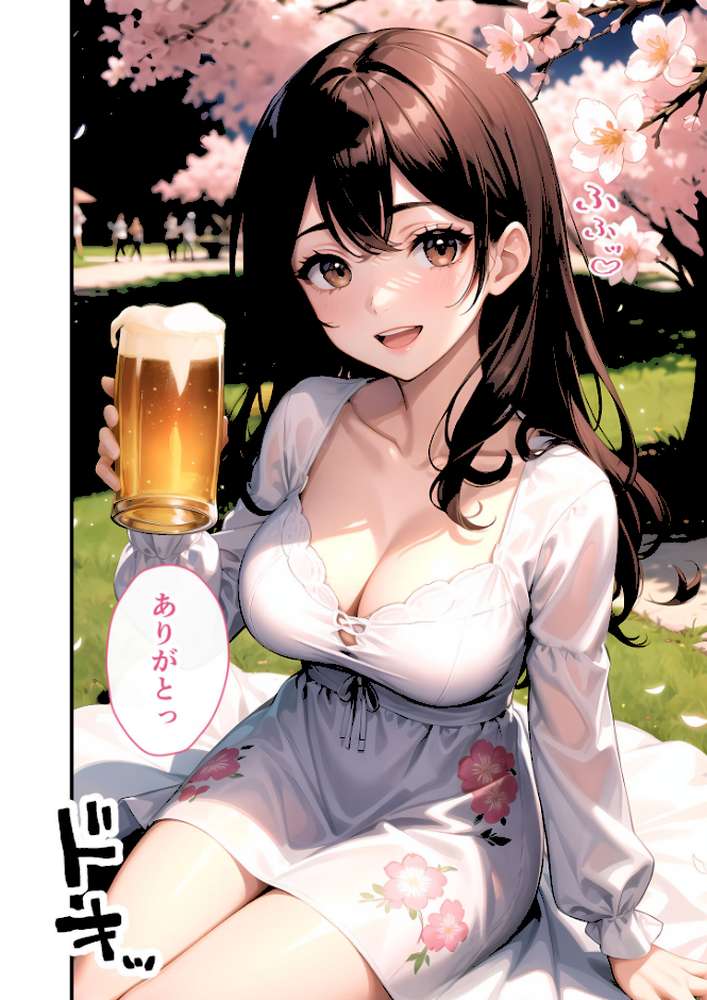 いちゃLOVE純情ベッドルーム 〜夜桜の下、ほろよい同期と想い通じる春風エッチ〜 モザイク版