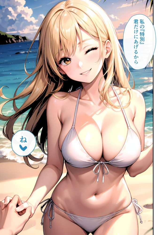 いちゃLOVE純情ベッドルーム 〜夏の海、水着姿の彼女を独り占めするひととき〜 モザイク版【ラビットフット】 (p10)