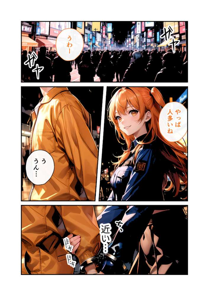 いちゃLOVE純情ベッドルーム 〜ハロウィンの夜、お菓子よりも甘いミニスカポリスの誘惑〜 モザイク版【ラビットフット】 (p8)