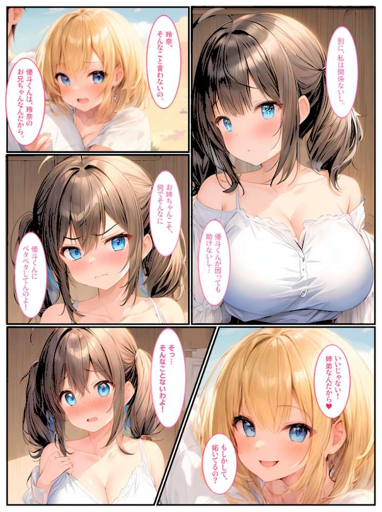 巨乳姉妹と家族になったら毎日セックスしています モザイク版【StudioSR あいラビ】 (p9)