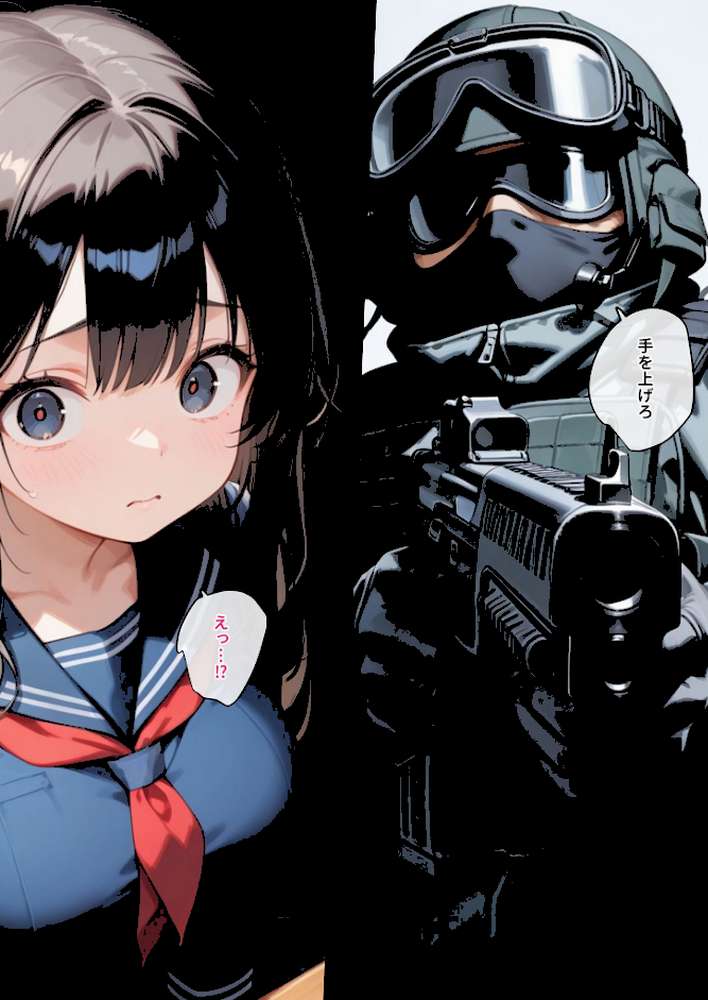 学園を占拠したテロリストがド変態だったら モザイク版【砂糖愛好会 あいラビ】 (p4)