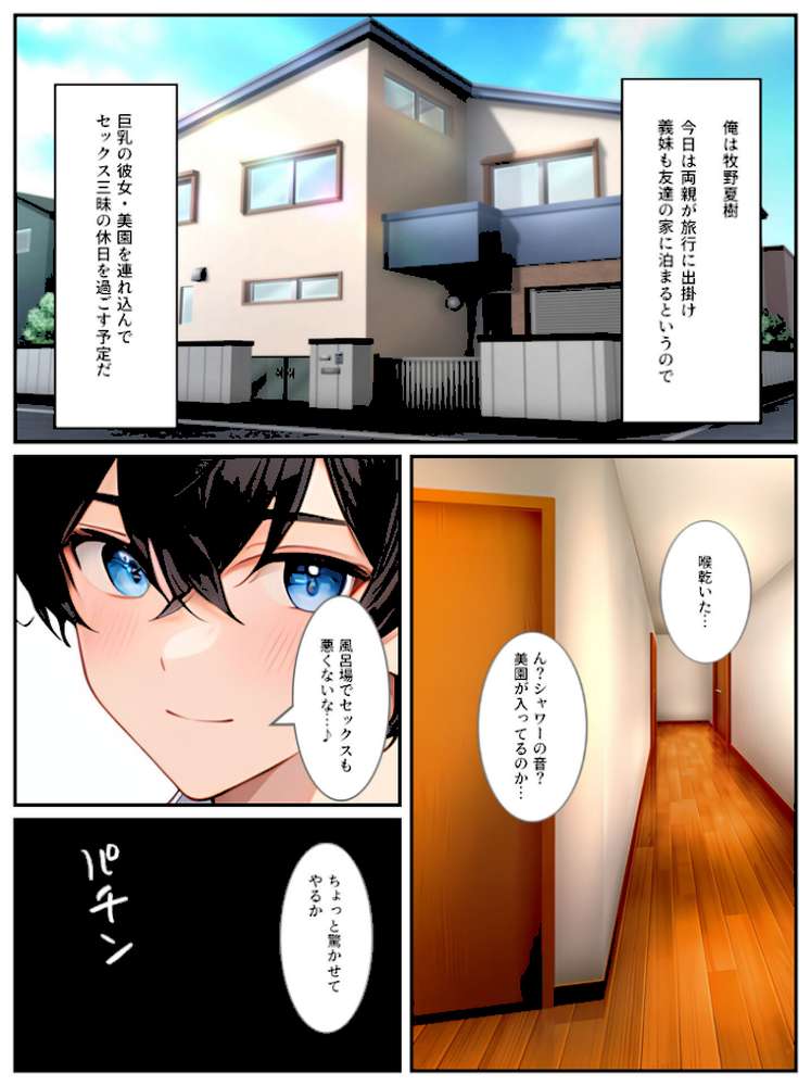 彼女と間違えて、義妹とセックスしてしまった！ モザイク版