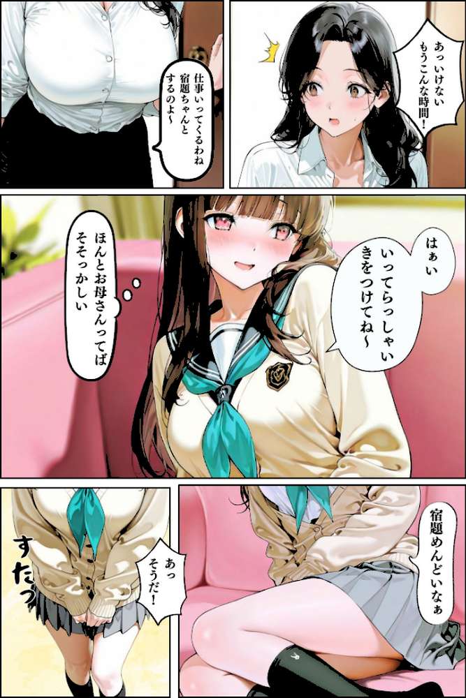 隣人種付け〜母の次は娘も アクメ管理で迎える絶頂〜 モザイク版