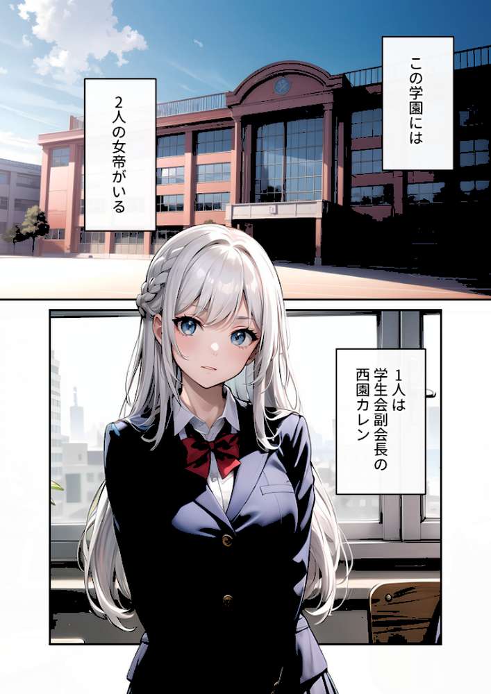 陰キャの僕、透視の力を手に入れる。第十四話 〜男嫌いな会長サマの無様な全校集会〜 モザイク版【ラビットフット】 (p2)