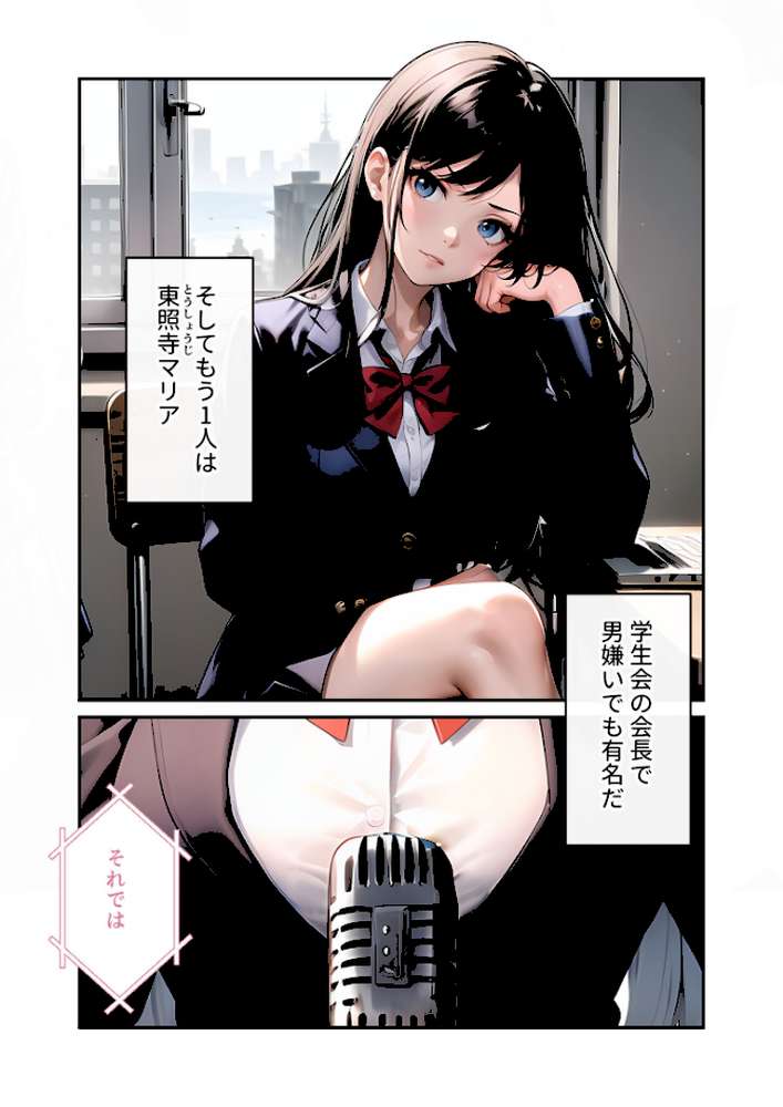 陰キャの僕、透視の力を手に入れる。第十四話 〜男嫌いな会長サマの無様な全校集会〜 モザイク版【ラビットフット】 (p3)