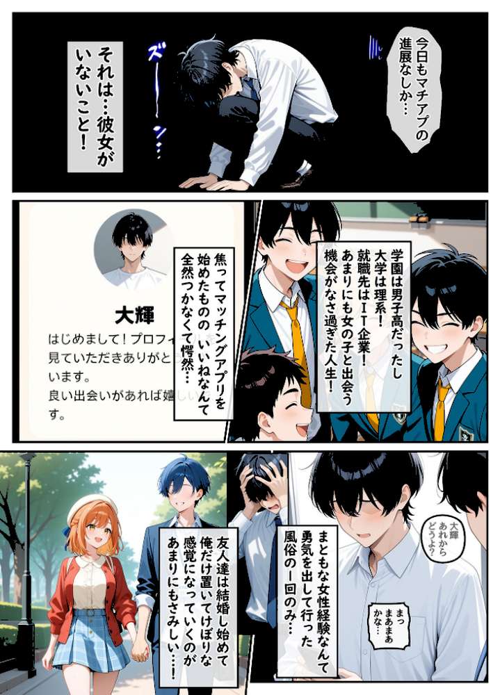 童貞の俺が海外旅行先で出会った褐色美女と国際結婚して子作りしまくる話1 モザイク版